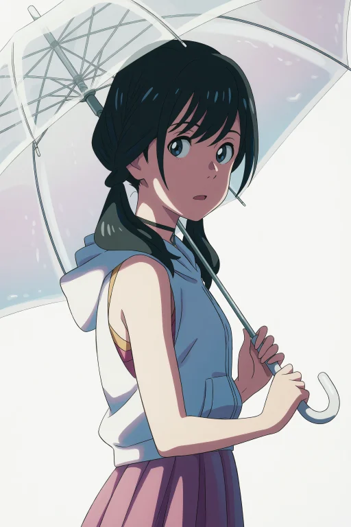 Shinkai Makoto Style, Weathering With You Style, Amano Hina,...