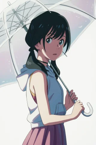 Shinkai Makoto Style, Weathering With You Style, Amano Hina,... — Stable Diffusion AI Prompt: Shinkai Makoto Style, Weathering With You Style, Amano Hina, 1girl, solo, twinta...