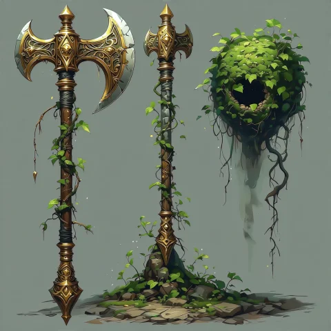 Trumpet Creeper, Natural, Shimmering, Vibrant, Gothic, Rpg,1... — Stable Diffusion AI Prompt: Trumpet creeper, natural, shimmering, vibrant, gothic, rpg,1400ad, ultra detaile...