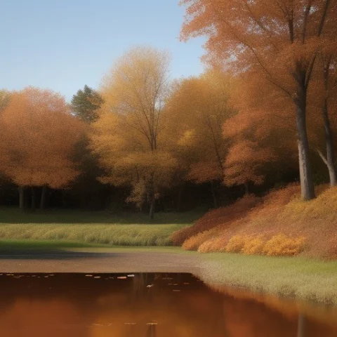 , Autumn, ,land, Pond, Dirt, — Stable Diffusion AI Prompt: , autumn, ,land, pond, dirt,