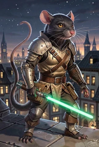 Change His Weapon To A Jade Colored Lightsaber — Stable Diffusion AI Prompt: Change his weapon to a jade colored Lightsaber