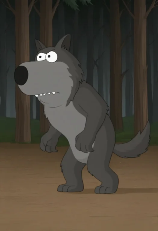 2d Solo Break Character 1 B-b-b, Wolf, Semi-anthro, Body Fur...