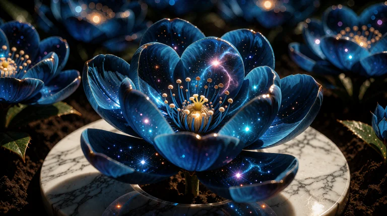 A Stunningly Beautiful Flowers Blossom With Large, Thick Pet...