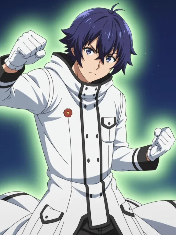 Animescreenshot, 1boy, Cowboyshot, Kn1usto, Looking At Viewe...