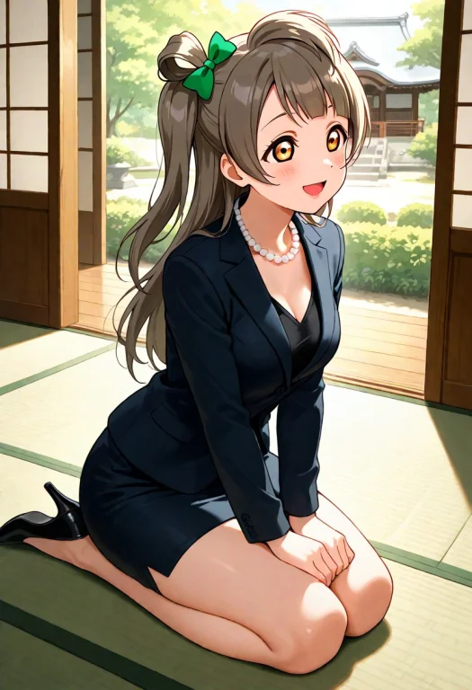 Masterpiece, 1girl, Love Live Minami Kotori, Black Blouse, B...