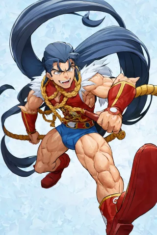 Cartoon, Man With Ridiculously Long Hair, Action Pose, Intri... — Stable Diffusion AI Prompt: cartoon, man with ridiculously long hair, action pose, intricate,