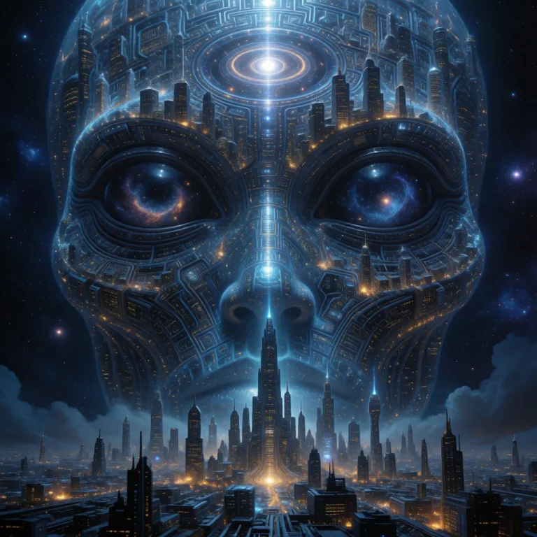 Psychedelic Digital Surrealism, A Colossal Extraterrestrial...
