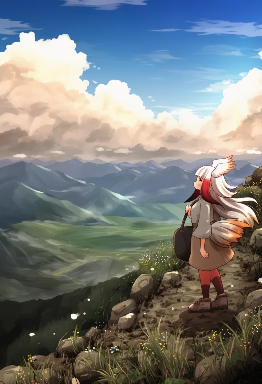 Coroha. A Female Japanese Crested Ibis Kemono Friends Charac...