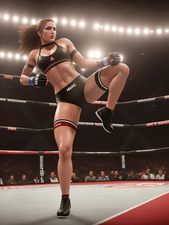 Mma, High Detailed, Cinematic Lighting, Render, 8k, Realisti...