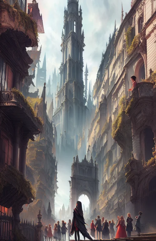 Award Winning Landscape Photo Of A Medieval Street Backgroun...