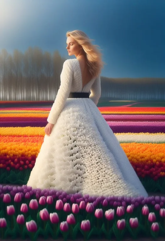 Jaynl-tm, Made Of Tulips, Anatomically Correct2, Rear View2,...