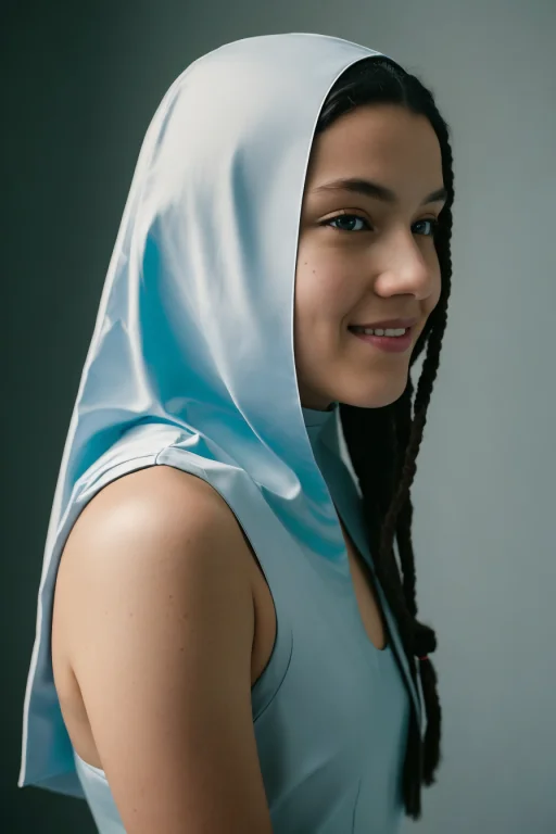 Nun, Cheeky Smile, Detailed Bed Room, Brown Dreadlocks, By M...