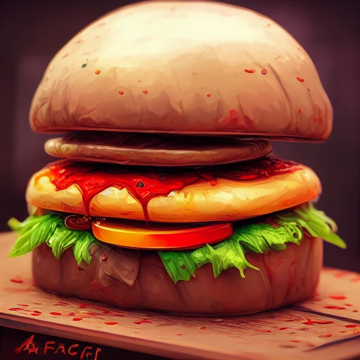 Gigafractal Artstyle1.0, Burger