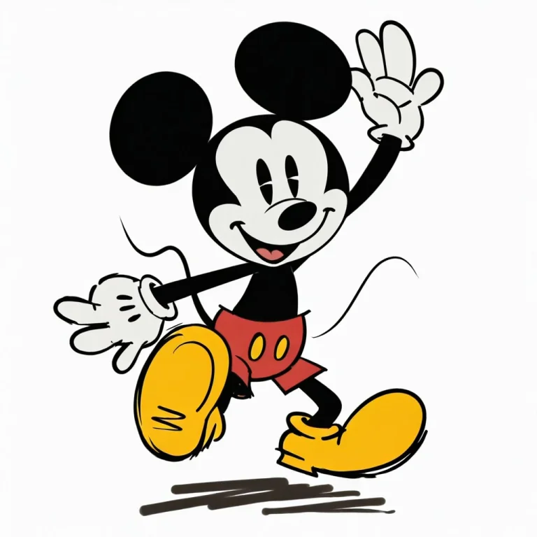 Mickey Mouse Paul Rudish, Solo, Mouse, Black Body, White Fac...