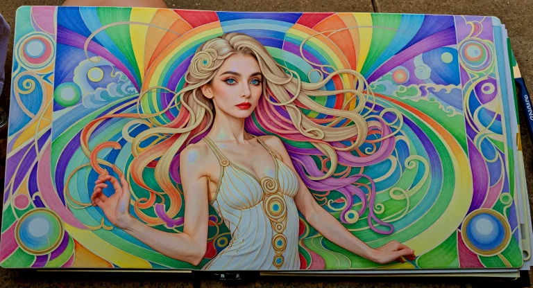 ,artspiral, 1girl, Beautiful Young Woman, Detailed Face, Exp...