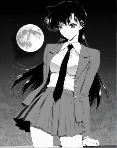 Loratraining10082411-202609240028571721kino88, 1girl, Solo,... — Stable Diffusion AI Prompt: Kino88, 1girl, solo, long hair, skirt, jacket, school uniform, monochrome, greys...
