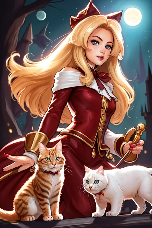1girl, Lorareiqv30.7 Reiq, Birman Cat, Bewitching, F1.8, Wom...