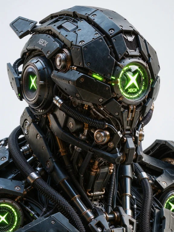A High-detail Full-body 3d Product Render Of A Massive, Intr...