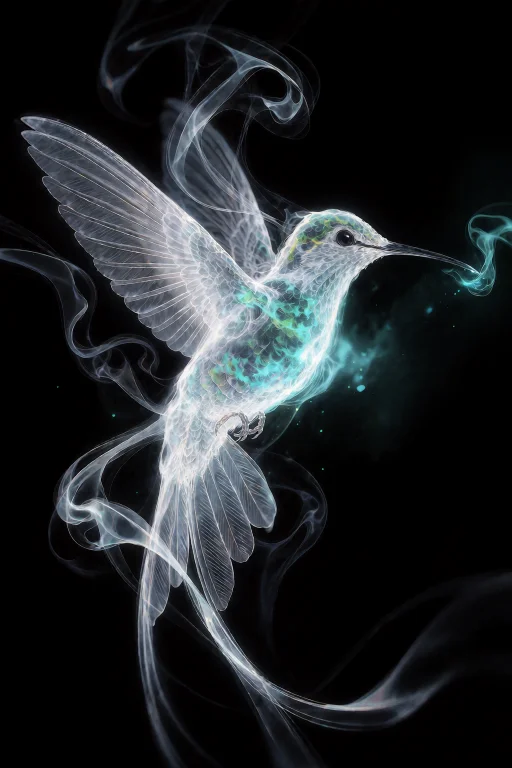 A Stunning Vertical Digital Art Illustration Of An Ethereal,...