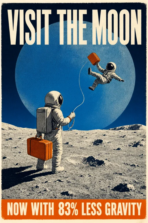 A Vintage 1950s Three-colour Screenprint Travel Poster With...