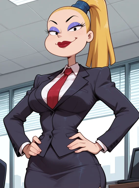 Best Quality, Masterpiece, Indoors, Office, 1girl, Charp, So...