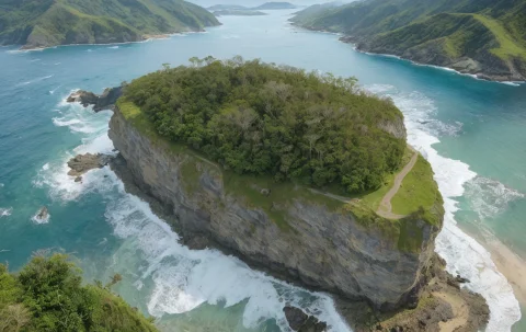 Rural Fiji, Iconic Fijian Countryside, Contemporary Pacific... — Stable Diffusion AI Prompt: Rural Fiji, iconic Fijian countryside, contemporary Pacific Island rural atmosph...