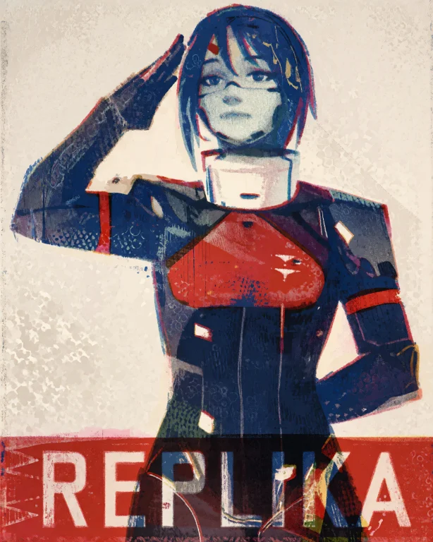Replika, Four-colour Printed Recruitment Poster, An Anonymou...