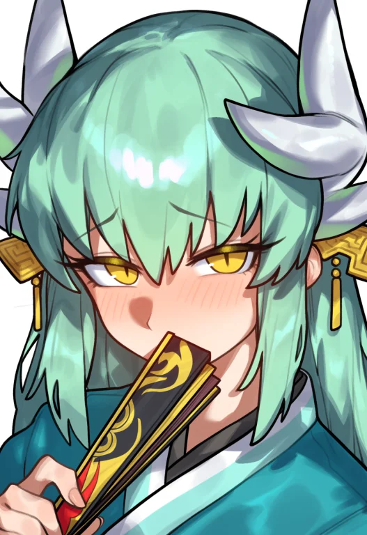 Best Quality, Safe, White Background, Radishkek, Kiyohime Fa...