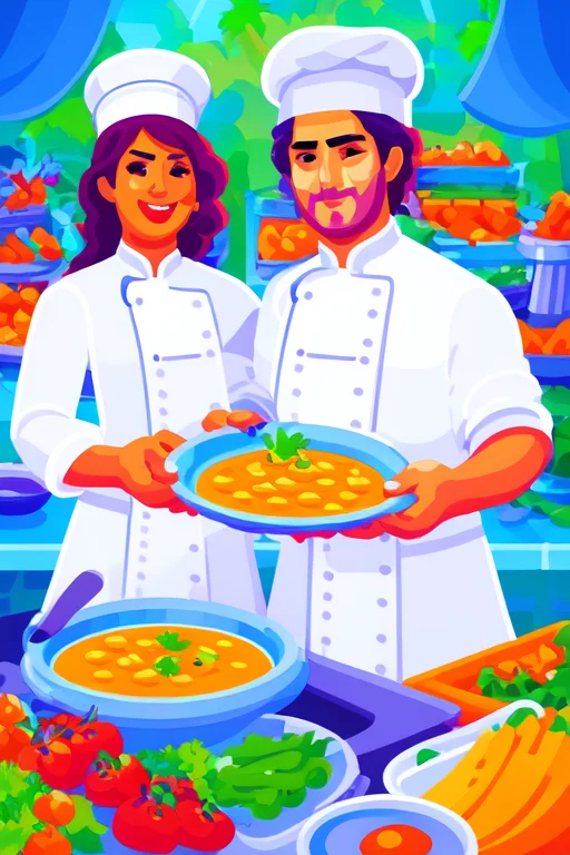 Loras1-kurzgesagtdreamlike-0000081, People,cooking Soup,food...