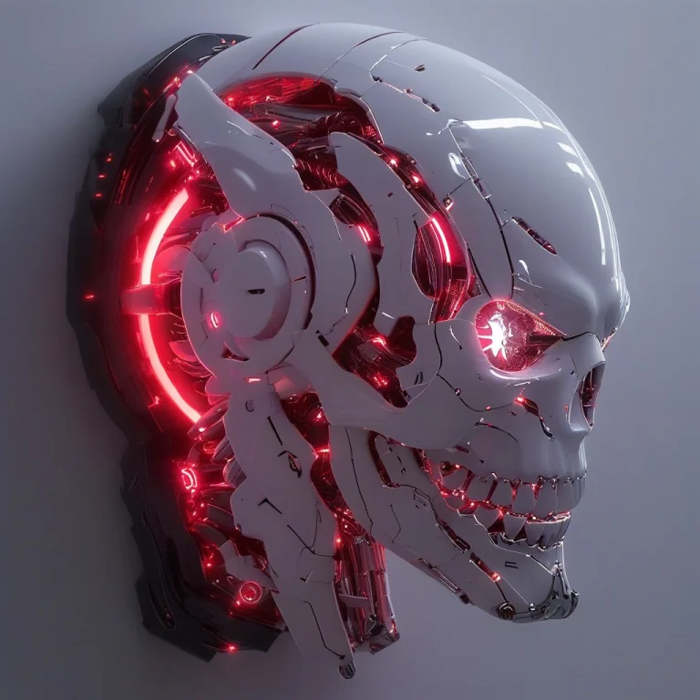 Whiteember,red,metal