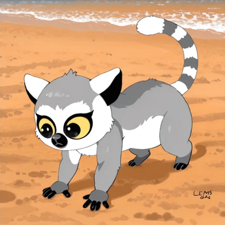 Lemmee, Lemur, Colored Sclera, Ringtail, No Humans, Animal F...