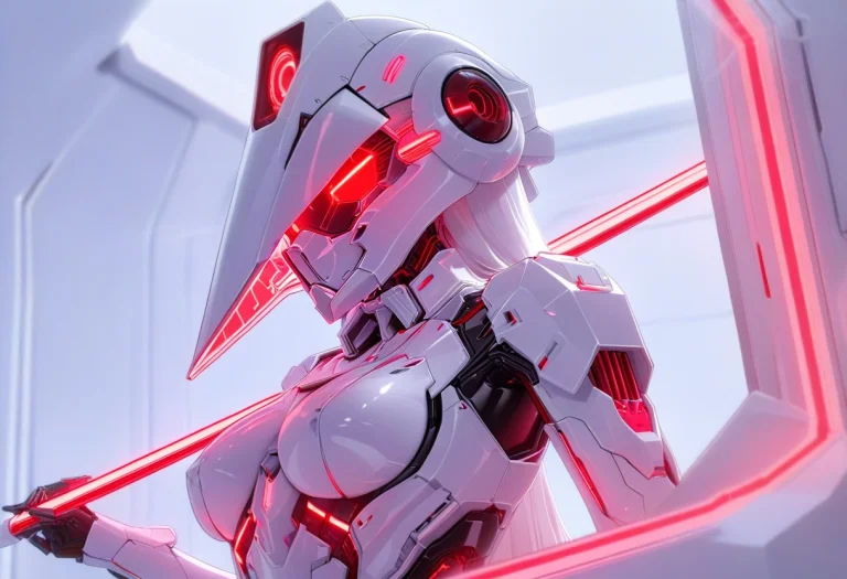 Whiteember Masterpiece, Best Quality1.2, 1girl, Solo, Mecha...