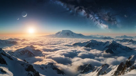 Cinematic Ultra-wide Panoramic Shot, Hyper-realistic, A Brea... — Stable Diffusion AI Prompt: Cinematic ultra-wide panoramic shot, hyper-realistic, a breathtaking alien plane...
