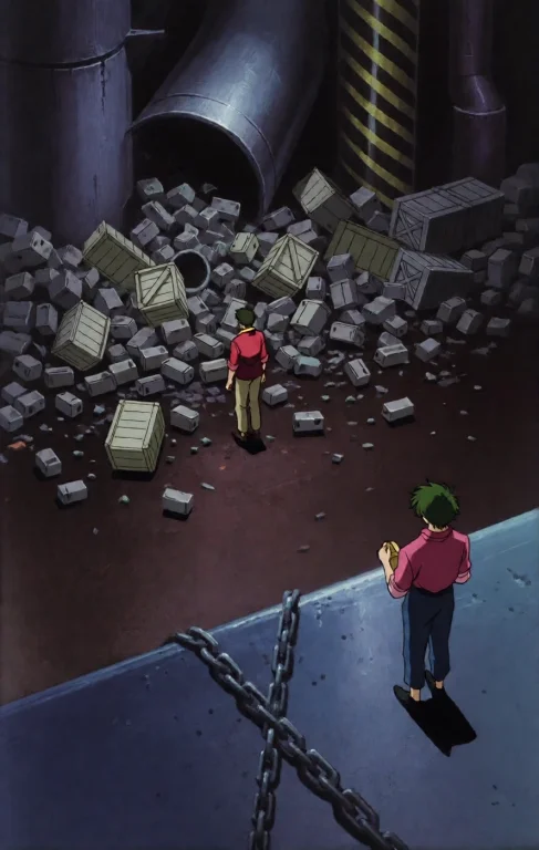 Bebop-style This Digital Painting Depicts A Chaotic, Industr...