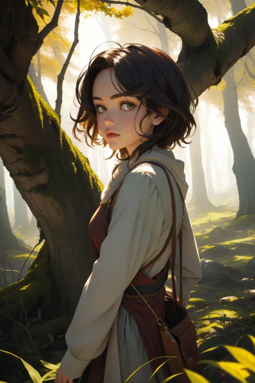 1girl, Lorahata1, Designed By Peter Jackson, Landscape Of A...