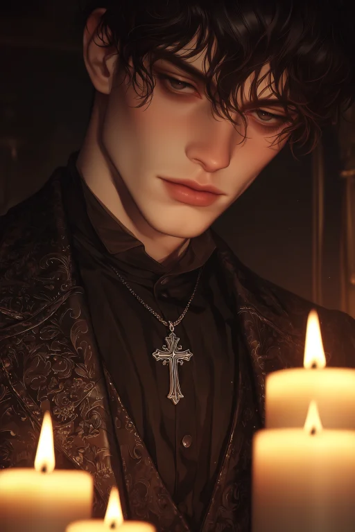 Highres, Absurdres,bu3r4rc, Newest A Young Man With Dark Wav...