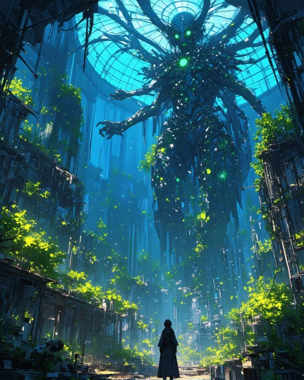 Anime Artwork Tsutomu Nihei , Gene-harvest Biodomes Where Ph...