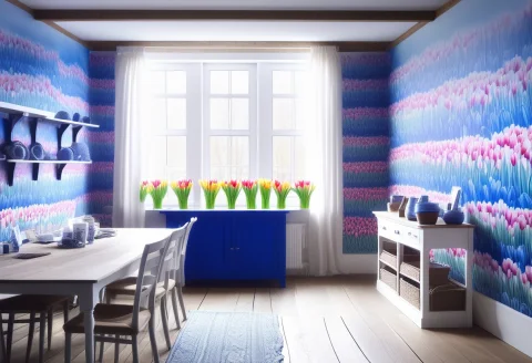 A High-resolution, Create An Image Of Smooth Room Where All... — SDXL AI Prompt: A high-resolution, create an image of smooth room where all designed in Holland...