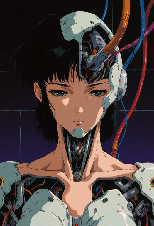 Retrocyberpunk, Retro, Retro Artstyle, 1girl, Solo, Alone, P...