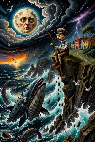 Modernrenaissance, Masterpiece, Best Quality, Highly Detaile... — Stable Diffusion AI Prompt: modernrenaissance, masterpiece, best quality, highly detailed, lowbrow cartoon i...