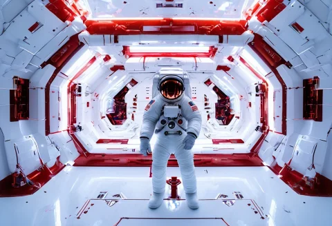Whiteember, Astronaut1.4, Fully Enclosed White Ceramic Space... — SDXL AI Prompt: WhiteEmber, (astronaut:1.4), fully enclosed white ceramic spacesuit, opaque mirr...