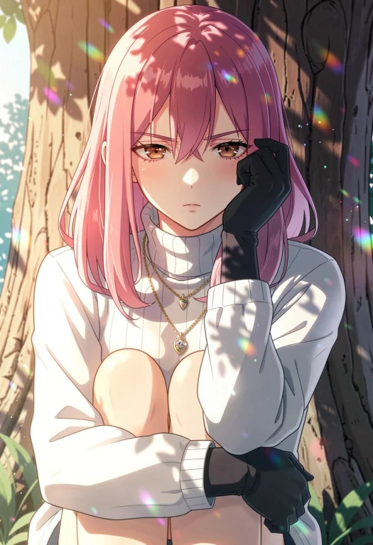 1other, Solo, Waist-length Hair, Pink Hair, Low Twintails, B...