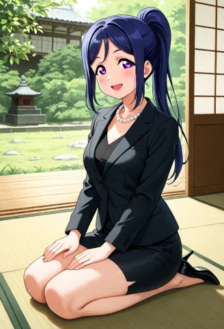Masterpiece, 1girl, Love Live Sunshine, Matsuura Kanan, Blac... — Stable Diffusion AI Prompt: (masterpiece), 1girl, love live! sunshine!, matsuura kanan, black blouse, black...