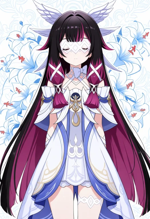 Masterpiece, Best Quality, Highres, White Background, 1girl,...