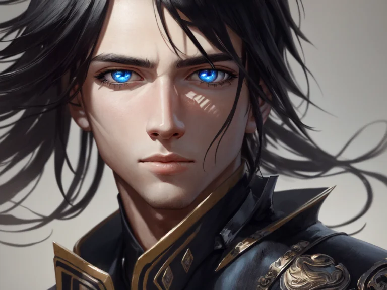 Best Quality, Masterpiece, Realistic, Man With Black Hair, B...