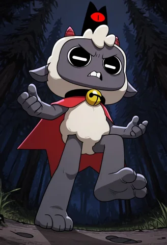 L4mb3rt, Male, Furry Male, Anthro, Solo, Lamb, Grey Skin, Wh... — Stable Diffusion AI Prompt: l4mb3rt, male, furry male, anthro, solo, lamb, grey skin, white wool, black eyes...