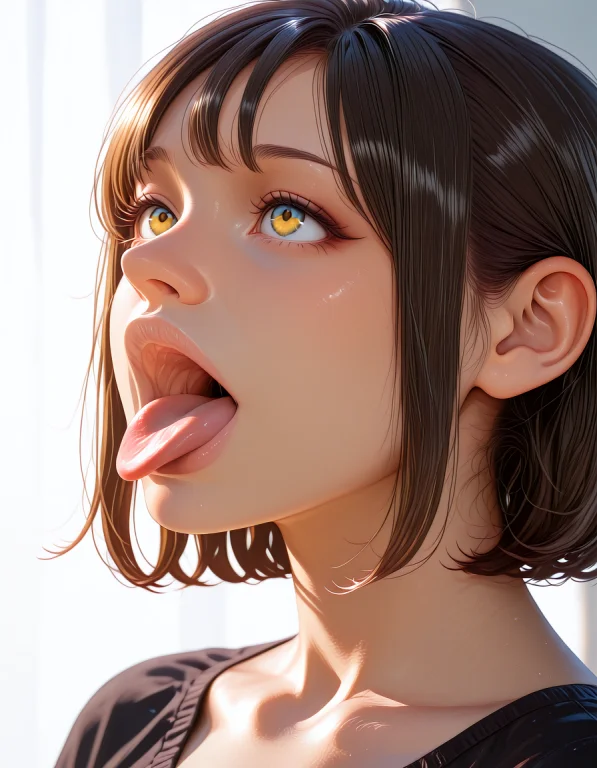 1girl, Mouthpussy, Fromside, Tongueout, Loramouthpussyaddift...