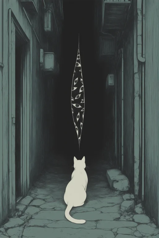 1cat, No Humans, Back Alley, Traditional Youkai, Gap, Myster...