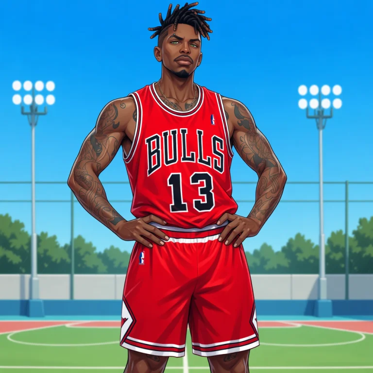 Masterpiece, Best Quality, Bulls Jersey, Jersey, Basketball...