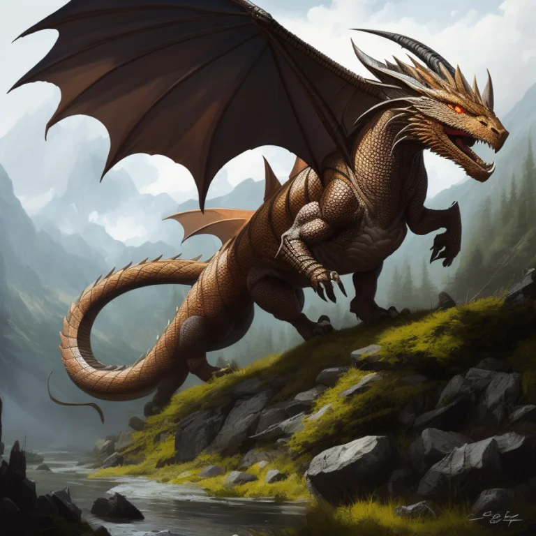 Character Sheet, Colorful Anthropomorphic Dragon, Masterpiec...